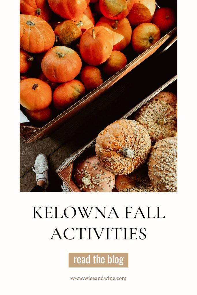 Kelowna fall activities with kids